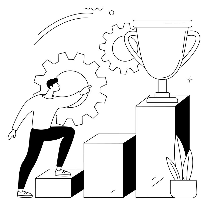 Illustration representing Tech4TIME's goal of secure, visionary digital solutions